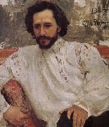 Ilia Efimovich Repin Andre Yefu portrait china oil painting artist